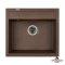 Недорого Кухонна гранітна прямокутна мийка Granado LERIDA marron коричнева 560*510*200мм