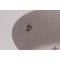 Недорого Кухонна гранітна овальна з крилом мийка Granado SEVILLA gris сіра 623*465*200мм