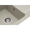 Недорого Кухонна гранітна прямокутна з крилом мийка Granado VIGO gris сіра 775*495*195мм