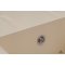 Недорого Кухонна гранітна прямокутна з крилом мийка Granado PALMA ivory кремова 620*435*200мм