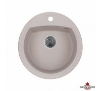 Кухонна гранітна кругла мийка Granado RONDA terra 470*490*200мм