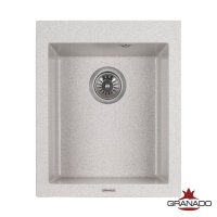Кухонна гранітна прямокутна мийка Granado CADIZ gris сіра 410*500*220мм