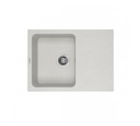 Кухонна гранітна прямокутна з крилом мийка Granado VALENCIA gris сіра 775*430*190мм
