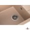 Недорого Кухонна гранітна прямокутна з крилом мийка Granado MORA avena бежева 952*497*213мм