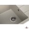 Недорого Кухонна гранітна прямокутна з крилом мийка Granado MORA gris сіра 952*497*213мм