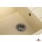 Недорого Кухонна гранітна прямокутна з крилом мийка Granado MORA ivory кремова 952*497*213мм