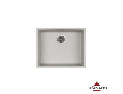 Недорого Кухонна гранітна прямокутна мийка Granado UNDER TOP MAX gris сіра 536*435*210мм Недорого Кухонна гранітна прямокутна мийка Granado UNDER TOP MAX gris сіра 536*435*210мм
