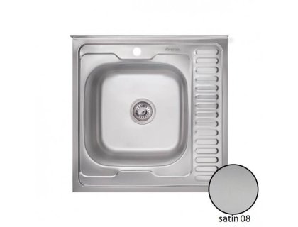 Недорого Кухонна мийка IMPERIAL 6060-L Satin 08