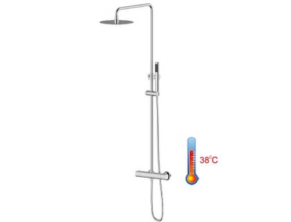 Недорого Система душова CENTRUM Т-15410 (змішувач, верхній і ручний душ) Imprese (Чехія)