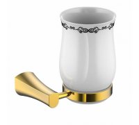Склянка для зубних щіток настінна 120280 CUTHNA zlato (золото) Imprese (Чехія)