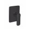Купить Змішувач прихованого монтажу Invena Siros BP-90-4K1 однофункційний квадратна розета чорний