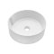 Купить Раковина накладна керамічна кругла Invena Hora CE-23-001 біла 43х43х17см