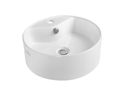Купить Раковина кругла Invena Rondi CE-20-001 накладна керамічна 41х41см