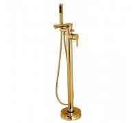 Змішувач для ванни окремо стоячий Invena Glamour золотий BW-02-W09 золото