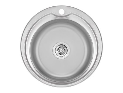 Купити Кухонна мийка Lidz 510-D 0,8 мм Decor (LIDZ510DDEC)