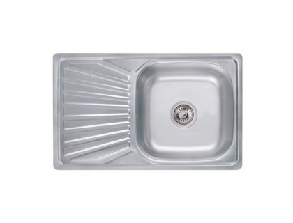 Купити Кухонна мийка Lidz 7848 0,8 мм Decor (LIDZ7848DEC)
