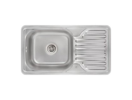 Купити Кухонна мийка Lidz 7642 0,8 мм Micro Decor (LIDZ764208MICDEC)
