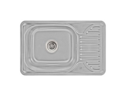 Купити Кухонна мийка Lidz 6642 0,8 мм Micro Decor (LIDZ664208MICDEC)