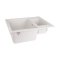 Купити Кухонна мийка з додатковою чашею Lidz 615x500/200 WHI-01 (LIDZWHI01615500200)
