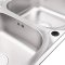 Купити Кухонна мийка з двома чашами Lidz 7948 0,8 мм Satin (LIDZ7948SAT8)