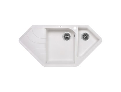 Купити Кухонна мийка з додатковою чашею Lidz 1000x500/225 WHI-01 (LIDZWHI011000500225)