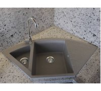 Кухонна мийка MIRAGGIO з штучного каменю EUROPE gray