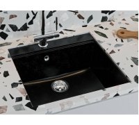 Кухонна мийка MIRAGGIO з штучного каменю LAGOON 540 black