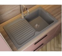 Кухонна мийка MIRAGGIO з штучного каменю ORLEAN gray