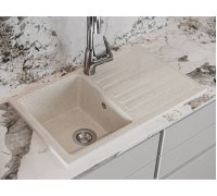 Кухонна мийка MIRAGGIO з штучного каменю VERSAL sand