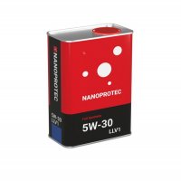 Моторна олива синтетична всесезонна для легкових авто NANOPROTEC 5W-30 LLV1 Full Synthetic 1л