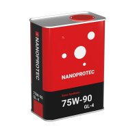 Трансмісійна олива напівсинтетична для механічних КПП і редукторів NANOPROTEC 75W-90 GL-4 Semi-Synthetic 1л