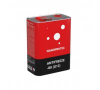 Охолоджуюча рідина концентрат NANOPROTEC ANTIFREEZE -80 G12 червоний 4л