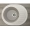 Недорого Кухонна гранітна мийка овальна КРЕМ M03 Policomposite 610*500*220