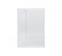 Душові двері в нішу Qtap Pisces WHI2013-14.CP5 130-140x185 см, скло Pattern 5 мм