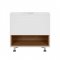 Тумба підлогова Qtap Robin 700х616х437 White/Whitish oak зі стільницею QT1380TNН7001WWO