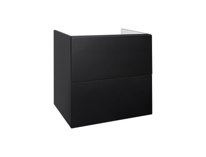 Тумба підвісна Qtap Tern 600х580х437 Matt black QT1774TPL602MB