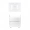 Комплект Qtap тумба підлогова Scorpio 600х825х460 мм White + раковина урізна Albatross QT71SC43951