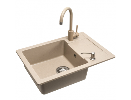 Купити Кухонная мойка REA NILS BEIGE набор 5в1