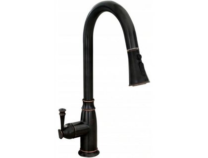 Купити Смеситель для кухни REA DECO OLD BLACK черный высокий