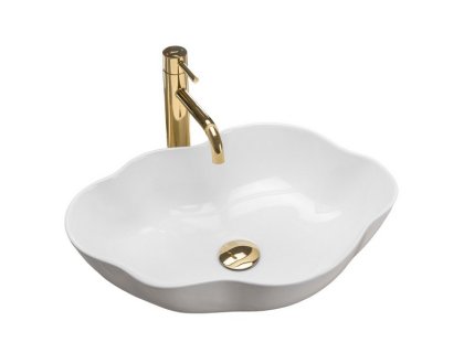 Купити Умывальник раковина REA PEARL WHITE накладной белый