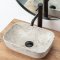 Купити Умывальник раковина REA CAMELIA LIGHT STONE накладной серый