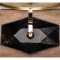 Купити Умывальник раковина REA VEGAS MARBLE BLACK MAT накладной черный