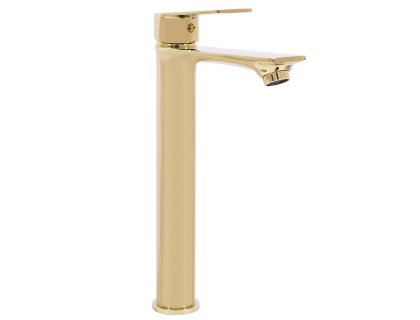 Купити Смеситель для раковины умывальника REA MAYSON L.GOLD золото высокий