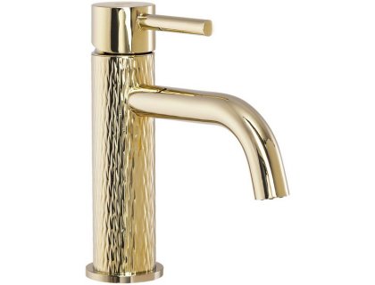 Купити Смеситель для раковины умывальника REA LUNGO ART L.GOLD золотой низкий