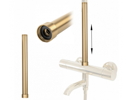 Купити Удлинитель для душевой штанги REA BRUSHED GOLD 30 см матовое золото