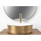 Купити Умывальник раковина REA SAMI WHITE BRUSHED GOLD накладной