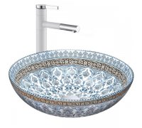 Умивальник раковина REA ARTE BLUE накладний