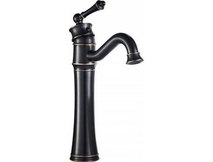 Купити Смеситель для раковины умывальника REA VINTAGE OLD BLACK черный высокий