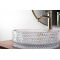Купити Умывальник раковина REA CRISTAL TRANSPARENT накладной