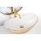 Купити Умывальник раковина REA ROYAL WHITE GOLD накладной белый/золотой